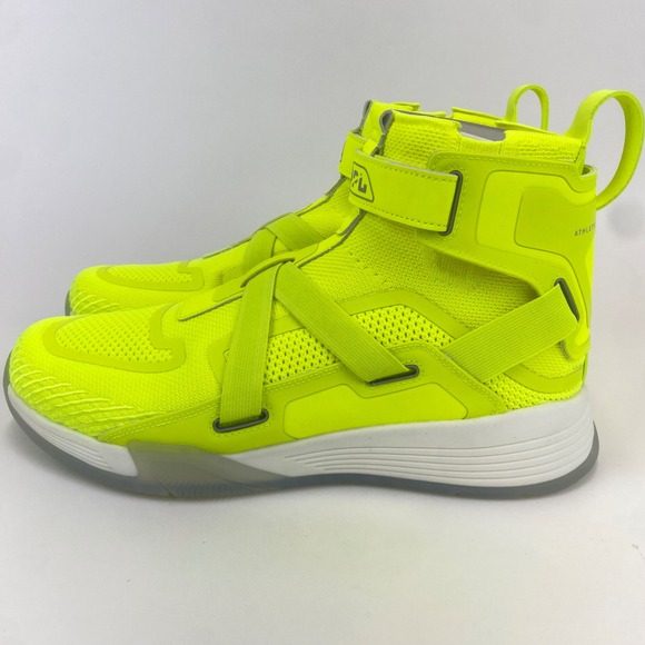 APL Athletic Propulsion‎ Labs TechLoom High Top Neon Yellow Sneakers Men's 11 - Picture 3 of 7